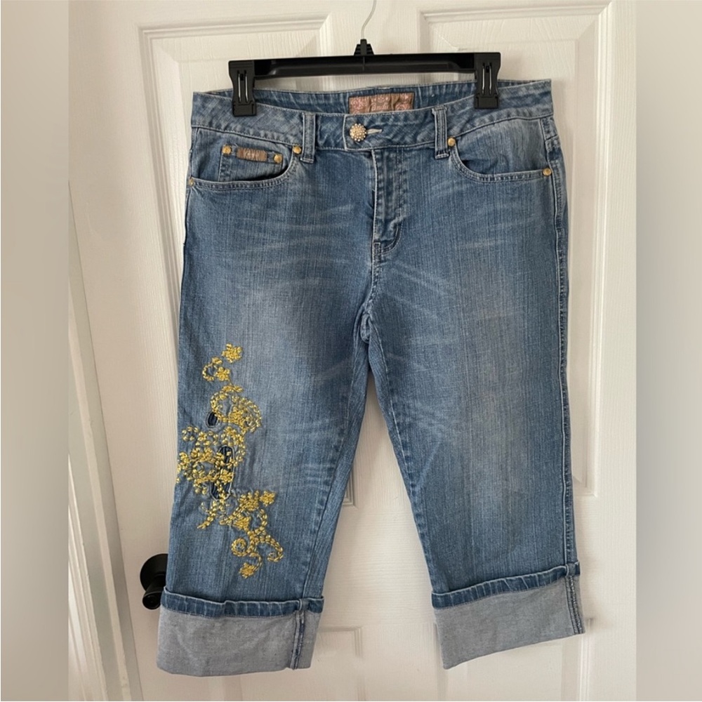 Candies Cropped Jeans, Size 11